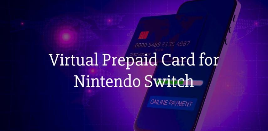Virtual Card for Nintendo Switch: eShop Payments,  Instant Delivery